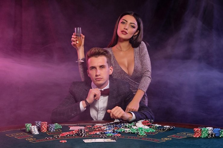 Studio SA Gaming dengan dealer profesional dan meja blackjack HD